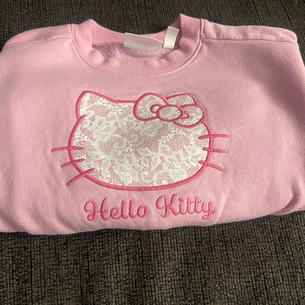 Hello Kitty Light Pink Crewneck Sweater